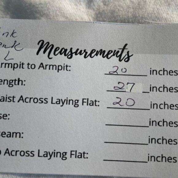 Pink Athletic Bundle of 2 Tanks-Pink and White- Size L - Picture 5 of 9